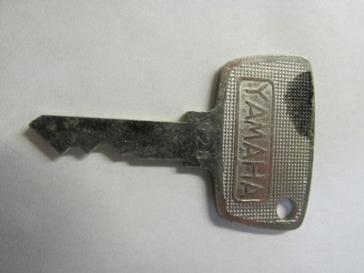Vintage Yamaha OEM Factory Pre Cut Motorcycle Key # 928
