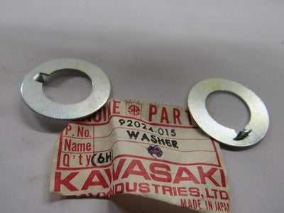 KAWASAKI NOS/OEM CRANK SPROCKET LOCK WASHER H1 KDX KX 400 420 450 F12 92024-015