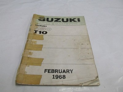 Suzuki T10 Parts Manual Catalogue 1963-1968