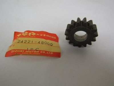 SUZUKI TS100 TS125 ER DS100 DS125 78-81 NEW GENUINE GEAR 2nd DRIVE 24221-48000