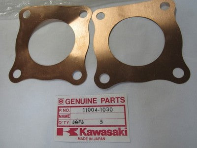 1 NOS 1980 Genuine Kawasaki KX80 Head Gasket KX 80 OEM 11004-1030 NEW SOLD AS 2