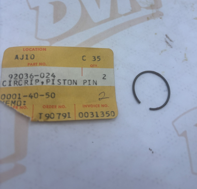 Kawasaki 92036-024 Piston Pin Circlips OEM