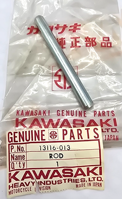 Kawasaki NOS NEW 13116-013 Short Clutch Push Rod F5 F8 F9 F11 F81M F11M Big Horn
