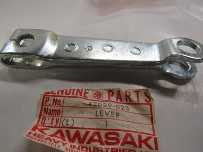 NOS OEM KAWASAKI F6 F7 KT250 F7 REAR BRAKE CAM LEVER PART 42029-023