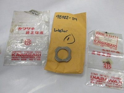 Kawasaki NOS NEW 92022-119 Thrust Washer H1 S1 S2 S3 KH KH400 KH250 Mach II