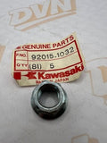 Kawasaki NOS NEW 92015-1032 Flanged Nut 14mm EL EN EX KDX KSF KXF VN