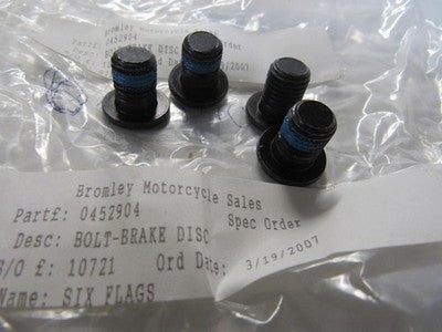 Polaris BOLT-BRAKE DISC 0452904 OEM NEW sold as 4