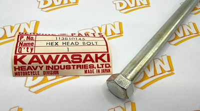 NOS Kawasaki OEM Hex Head Bolt 10X145 F6 F7 Enduro 175E 125E 113B10145