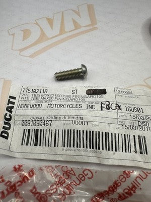 NOS Genuine Ducati 77510211A Factory Hardware 6x20 Allen Screw Bolt Part OEM