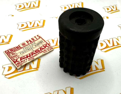 1970-1975 Kawasaki F5 F6 F7 F8 F81M F9 Footrest Rubber NOS 92076-018