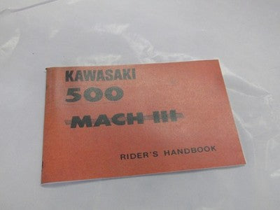 KAWASAKI H1500 owners manual 1969  H 1