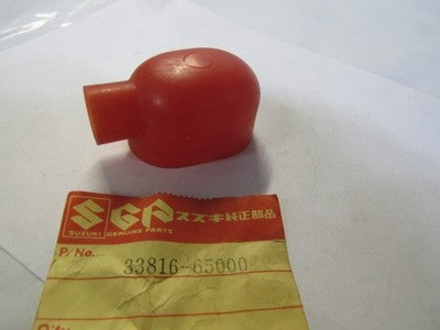 1 NOS Genuine Suzuki Factory Red Rubber Cover Cap Part Piece OEM 33816-65000