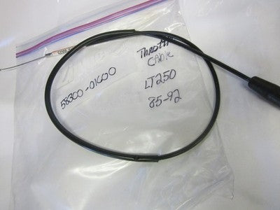 Suzuki LT250 Quadsport 1985-1992  nos throttle cable     58300-01600