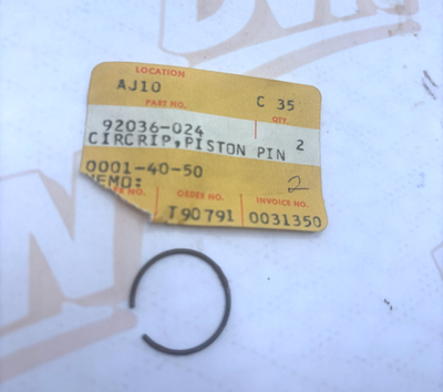 Kawasaki 92036-024 Piston Pin Circlips OEM