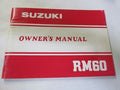 Suzuki  1983 RM60  OEM Factory Owners Manual
