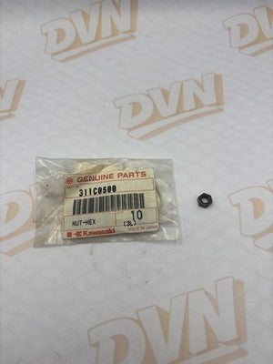 New OEM Kawasaki 311C0500 5MM Hex Nut NOS