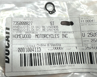 Ducati Circlip NOS 735000827 (L-8910)