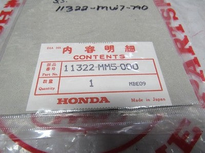 GENUINE NOS Honda GASKET, L. CRANKCASE COVER 11322-MM5-000