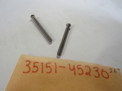 NOS SUZUKI GT550 GT500 TS400 GS1000 HEADLAMP ADJUST SCREW  35151-45230 sold as 2