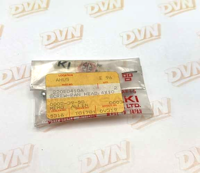 Kawasaki OEM Pan Head Screw 4x10 220E0410A