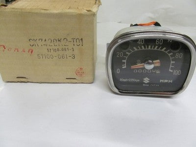 Suzuki NOS OEM T10 S32-2 nos speedometer assy 1963-1966   00058-21740