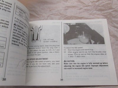SUZUKI 1989 LT230S   OEM OWNERS MANUAL