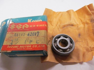 Suzuki OEM NOS TS185, SP370, RM100, RM125, Front Wheel Bearing 08143-62017