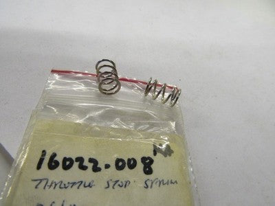 NOS OEM Kawasaki 1971-73 F6 71-75 F7 Carburetor Throttle Stop Screw   sold as 2