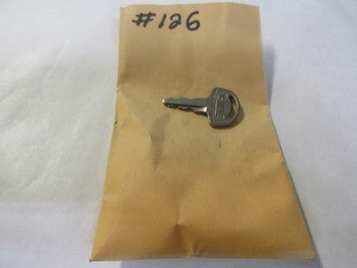 Vintage Suzuki  OEM Factory Pre Cut Motorcycle Key # 126