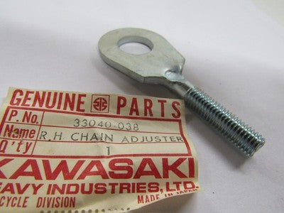 Kawasaki 33040-038 R.H. Chain Adjuster G31M Centurion NOS Vintage
