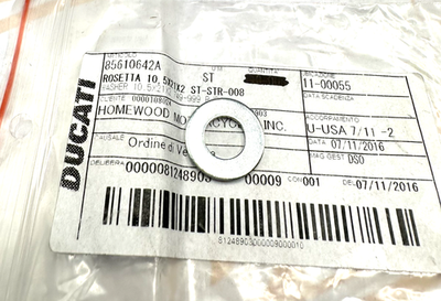 DUCATI 85610642A WASHER NOS