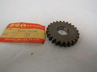 NOS 77-04 Suzuki RM50 RM80 DS80 OR50 JR80 Trans 4th Gear Drive Gear 24241-46000