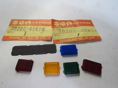 NOS Suzuki 1980981 GS450L GS750L GS1000L  GS650L  OEM Meter Lens Set 36300-45810