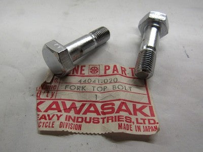 Kawasaki NOS NEW 44041-020 Fork Top Bolt G3 KH G3SS G3TR KH100 Bushmaster