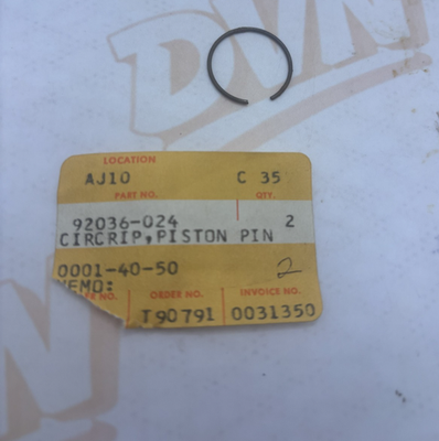 Kawasaki 92036-024 Piston Pin Circlips OEM