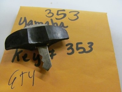 Vintage Yamaha OEM Factory Pre Cut Motorcycle Key # 353