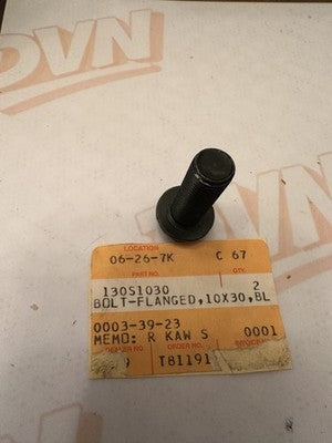 Kawasaki 130S1030 OEM 10x30mm Flanged Bolt