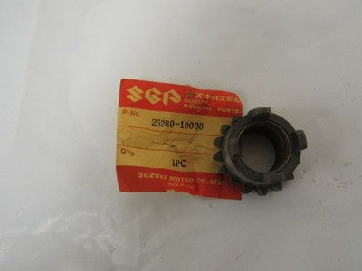 NOS OEM Suzuki 1970-1977 TS90 TS100 TC100 Kick Starter Drive Gear 26280-19000