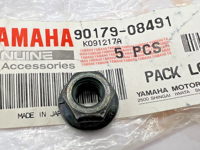 New OEM Yamaha 90179-08491-00 Special Shape Nut NOS
