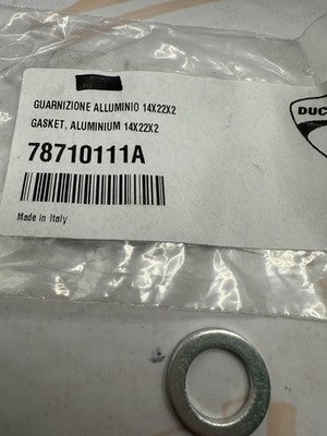 Genuine Ducati 78710111A  Aluminum Gasket