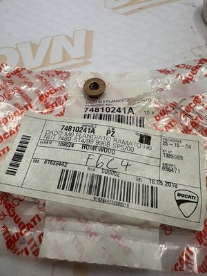 Nut Part Number - 74810241A For Ducati