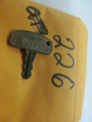 Vintage Yamaha OEM Factory Pre Cut Motorcycle Key # 226