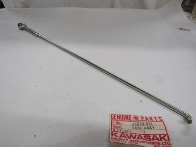 Kawasaki NOS. KE100 1971 TO 1982, BRAKE ROD ASSEMBLY Part Number 43010-018