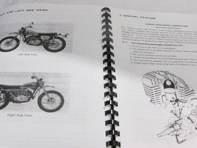 Suzuki TS250 Savage parts and service manual 1969-1970