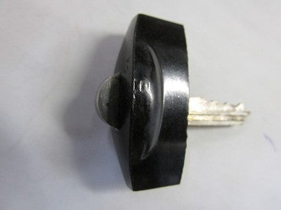 Vintage Yamaha OEM Factory Pre Cut Motorcycle Key # 503 black top