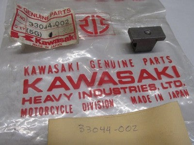 Kawasaki NOS NEW 33044-002 Chain Adjuster Stopper H1 S1 S3 KH KZ KH500 KH400