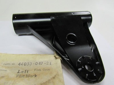 NOS Kawasaki Flat Black Left Hand Fork Cover 1973 1974 1975 F11 44033-047-21