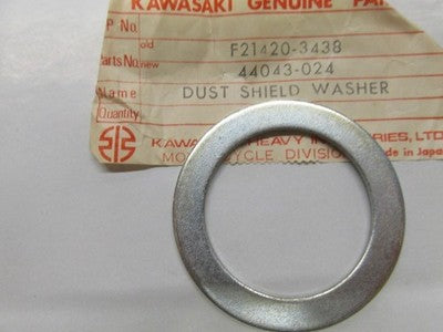 NOS OEM Kawasaki 1971 F21M DUST SHIELD WASHER 44043-024