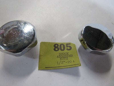 Harley Davidson shock absorber nuts 1 2" x 20   805 SOLD AS PAIR