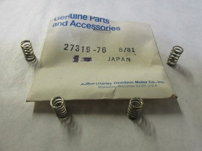 NEW OEM HARLEY MIXTURE ADJUSTING SCREW SPRING 27319-76  SOLD AS 4